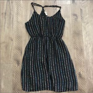 EUC Roxy Black Multicolor Stripe Racerback XS